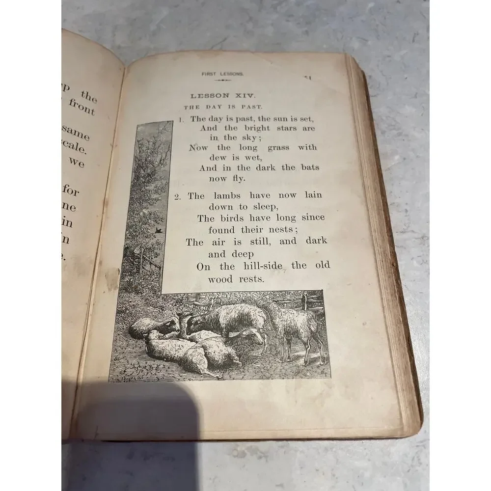 Antique 1894 Book 1 The World And Its People First Lessons Larkin Denton, LL.D